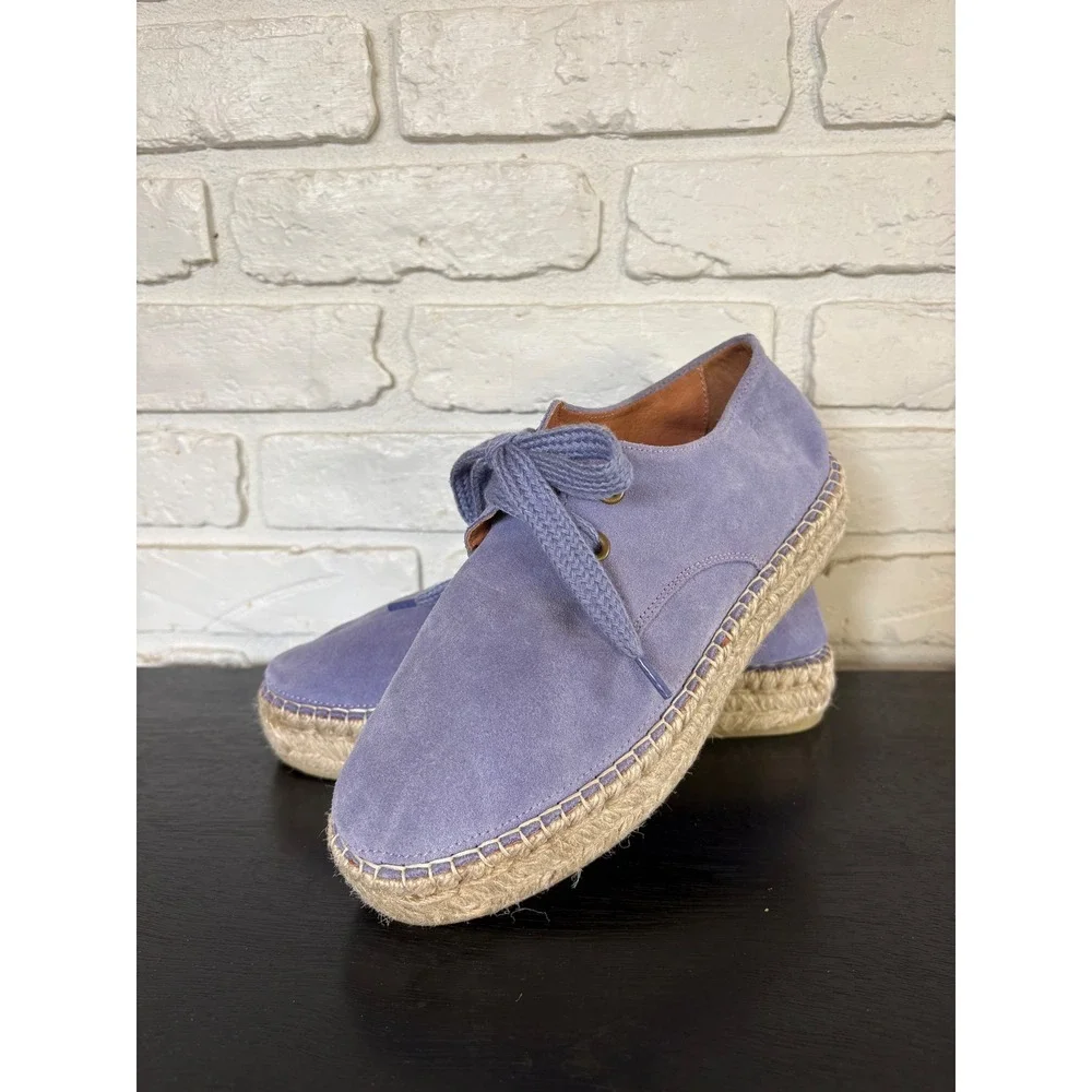 Fly‎ London Lace-up Leather Espadrilles Shoes Women's Size 39 / 8
